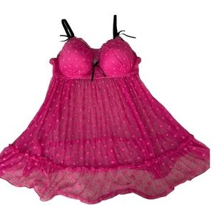 Pure Beauty by Rene Rofe Push Up Babydoll